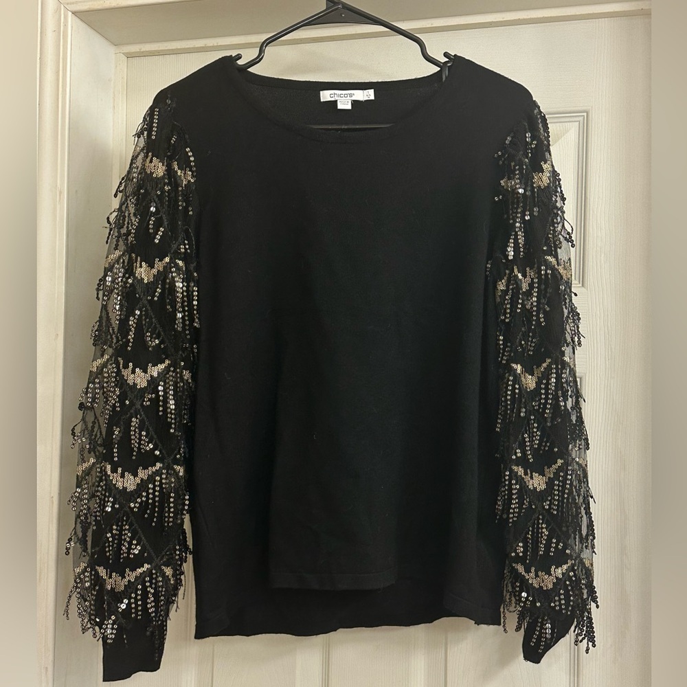 Chico’s Fringe Top